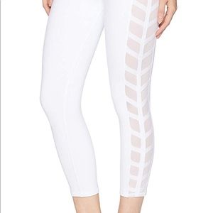 ALO Yoga Chevron Capri White XS
